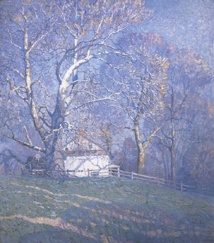 NC Wyeth Buttonwood Farm oil painting image